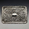 1902 British Antique Sterling Silver Relief Engraving Dressing Table Tray 306g