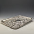 1902 British Antique Sterling Silver Relief Engraving Dressing Table Tray 306g