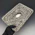 1902 British Antique Sterling Silver Relief Engraving Dressing Table Tray 306g