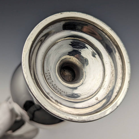 1905 British antique sterling silver cream jug 160g