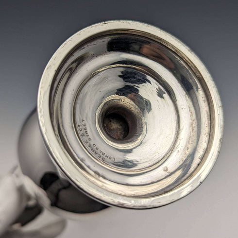 1905 British antique sterling silver cream jug 160g
