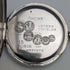Antique Swiss GLOBE pocket watch relief engraving silver side hunter case works well
