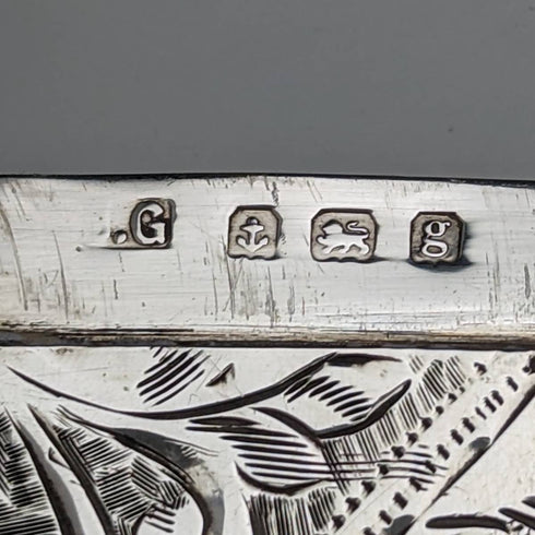 1906 年英國古董純銀卡盒 62 克 Joseph Gloster