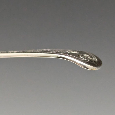 1884 年英國古董純銀茶匙 6 件套裝在一個盒子裡