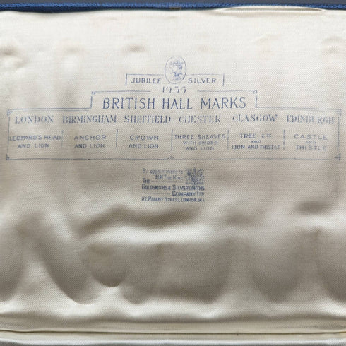 1935 British Vintage Sterling Silver Multi-Hallmark Teaspoon Set of 6 in Case