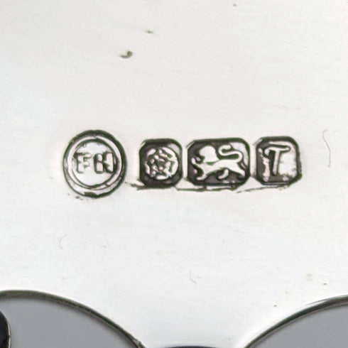 British Vintage Sterling Silver Earrings Dish 87g Francis Howard Boxed