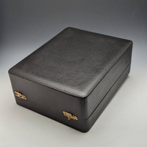 1928 British vintage sterling silver vase pair 473g in case Adie Brothers