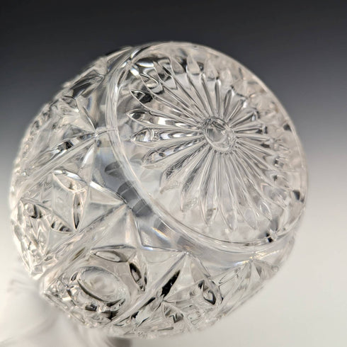 英国ヴィンテージ カットガラス シルバープレート装飾 デキャンタ ペア