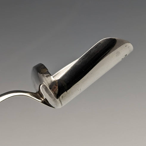 1809 British Antique Sterling Silver Shovel Tea Caddy Spoon Georgian