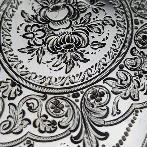 1869 年英國古董純銀變形卡包 92 克 ROBERT THORNTON