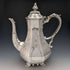 1850s British antique silver plated coffee server Thomas Bradbury