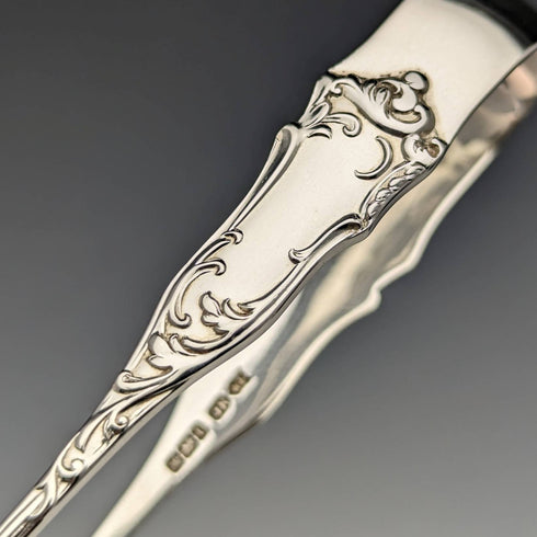 1903年 英国アンティーク 純銀製ティースプーン6本セット Joseph Rodgers ケース入