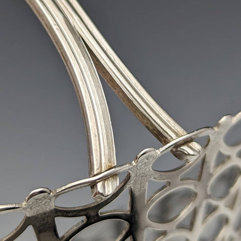 1960年 英国アンティーク 純銀製ミニバスケット 54g Aidie Brothers