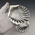 1891 British Antique Sterling Silver Shell Dish Pair 124g Atkin Brothers