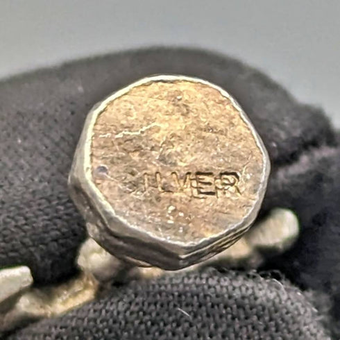 英国ヴィンテージ シルバー チャームブレスレット 46g