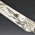 1880 British antique white butterfly shell handle dessert cutlery 6 pair set William Batt and Sons wooden box