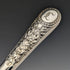 Late Victorian British antique silver plate dessert cutlery 12 pair set in wooden box