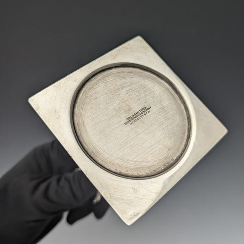 British Antique Silver Plate Candle Stand Candelabra Pair Goldsmiths and Silversmiths