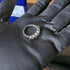 British Vintage Jewelry Cubic Zirconia x5 Sterling Silver Ring