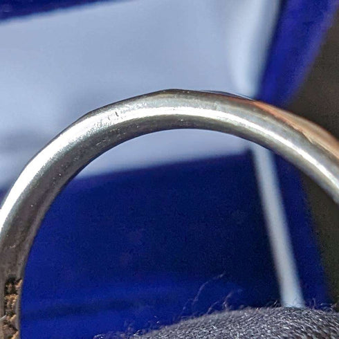 British Vintage Jewelry Plain Sterling Silver Ring