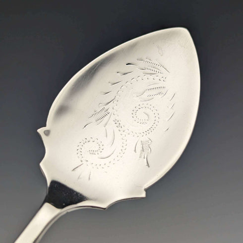 1938年 英国ヴィンテージ 純銀ハンドル ナイフ&スプーンセット Raeno Silver Plate Co