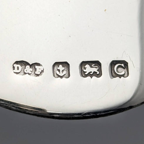 1927 British Vintage Sterling Silver Shoehorn Shoehorn Deakin and Francis