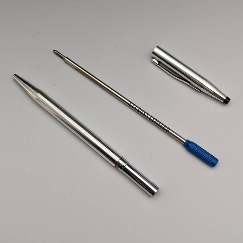 復古十字純銀圓珠筆(帶盒)