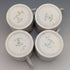 Set of 4 demitasse cups and saucers, circa 1930s, from Bridgewood, England.