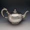Tetera de plata chapada vintage británica, estilo victoriano
