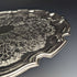British Vintage Silver Plated Tray Diameter 31cm Queen Anne Boxed