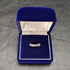 British Vintage Jewelry Cubic Zirconia x5 Sterling Silver Ring