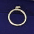 British Vintage Jewelry Crescent Sterling Silver Ring