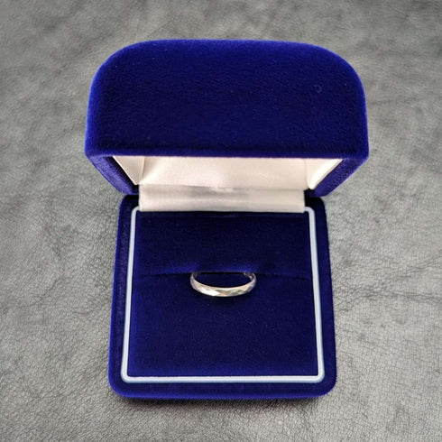 British Vintage Jewelry Plain Sterling Silver Ring