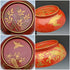 Japanese Antique Meiji Era Kyoto Lacquerware Soup Bowl with Lid Set of 5