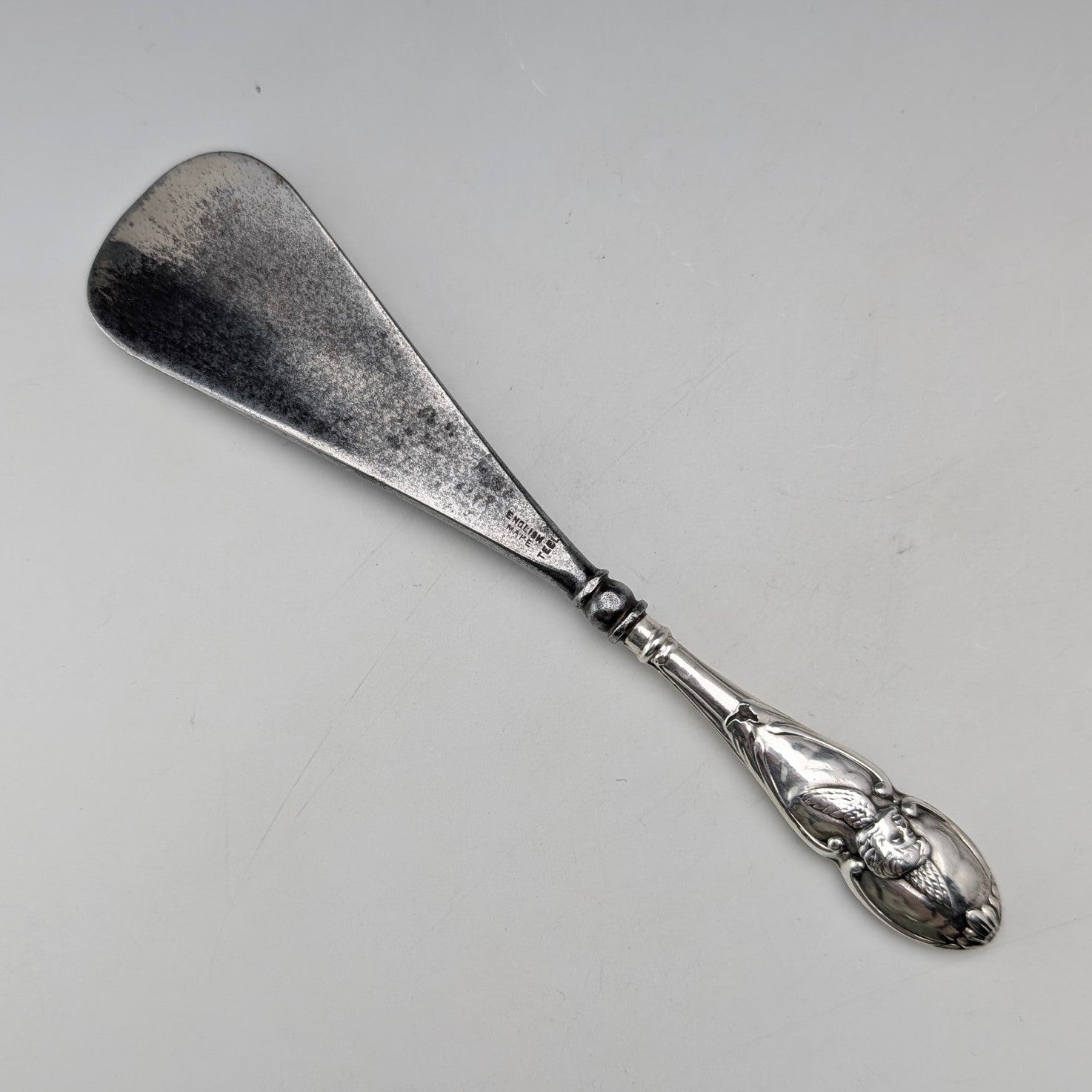 1905年 英国アンティーク 純銀ハンドル シューホーン ​靴べら Henry Matthews 1905年 英国アンティーク 純銀ハンドル シューホーン 靴べら